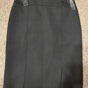 Boss Elegant Black Pencil Skirt